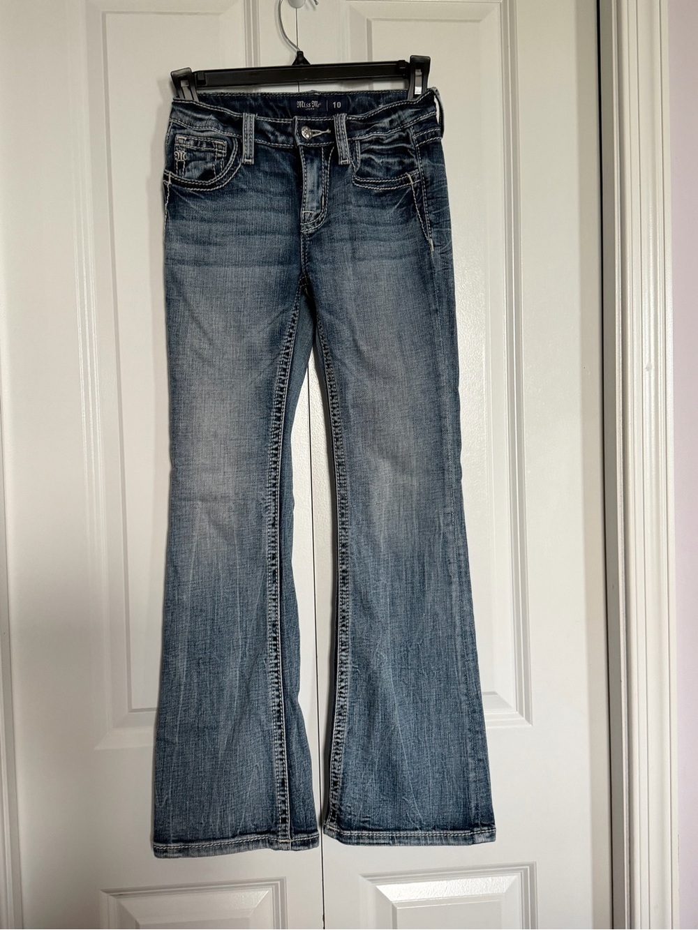 Miss Me Blue Flared Kids Jeans
